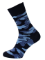 Preview: Herren Socken mit camouflage Muster  blau camouflage